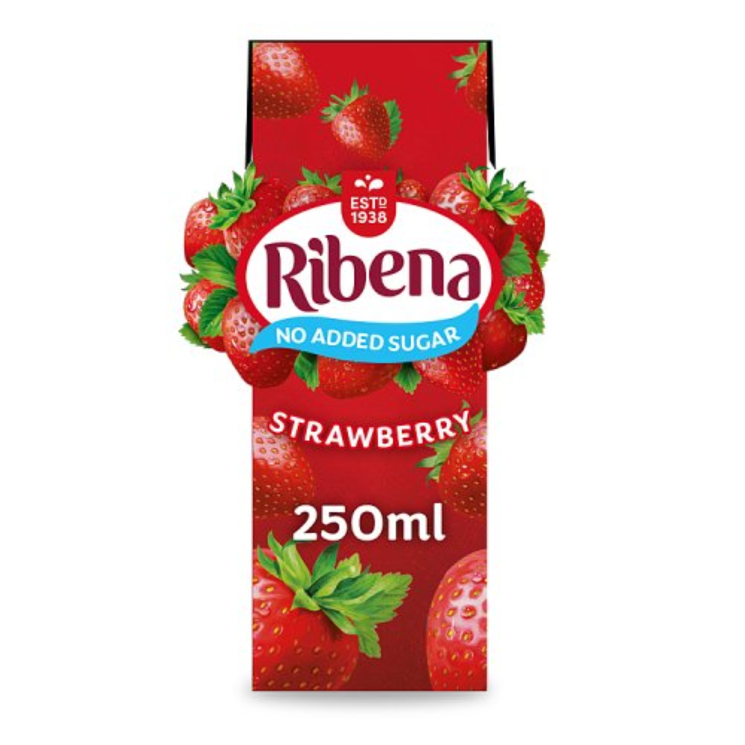 RIBENA STRAWBERRY 250ML